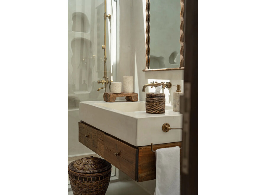 Die Colonial Taschentuchbox - Natur Braun