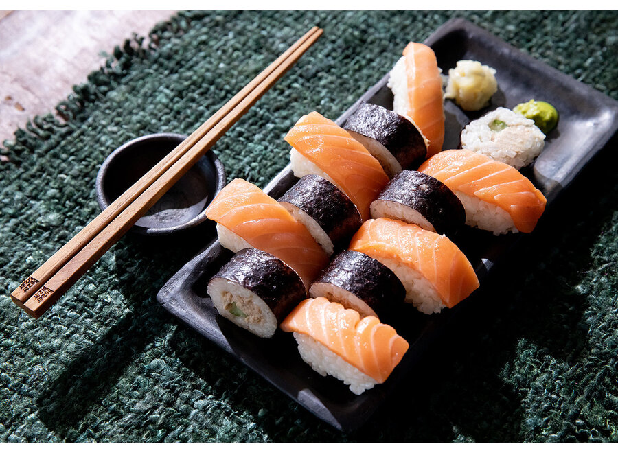 L'Assiette À Sushi Brûlée - Noir - L