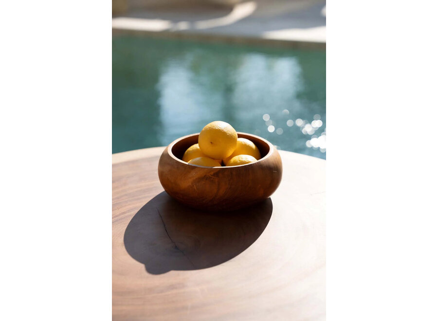 La Ciotola da Frutta in Radice di Teak