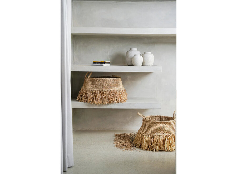 The Raffia Deluxe Baskets - Natural - Medium