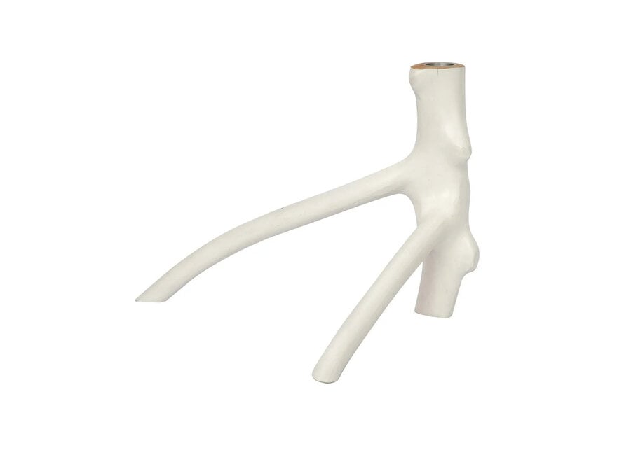 Il Portacandele Triple Twig - Bianco