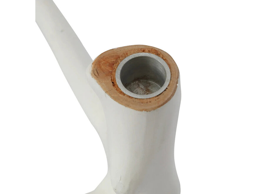 El Portavelas Triple Twig - Blanco