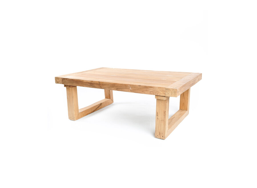 Der Couchtisch Aus Recyceltem Teakholz - Natur