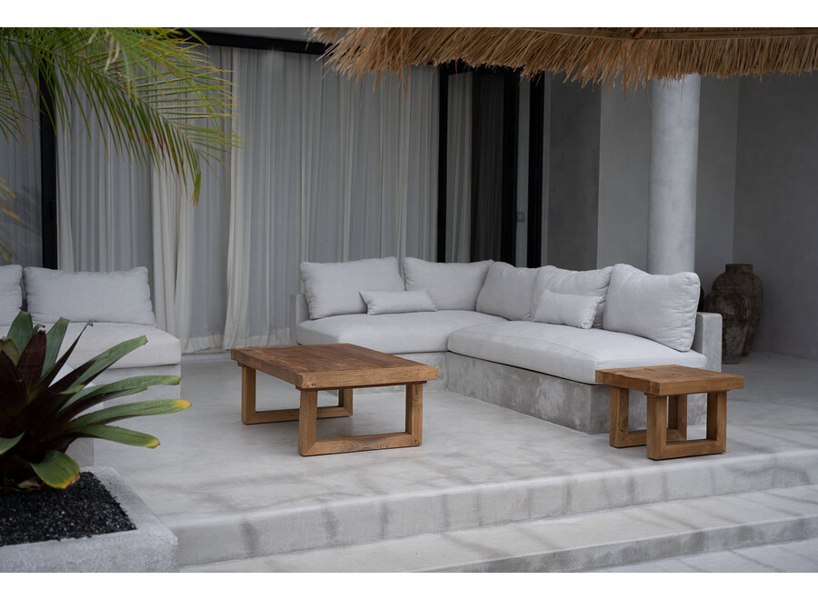 Der Couchtisch Aus Recyceltem Teakholz - Natur