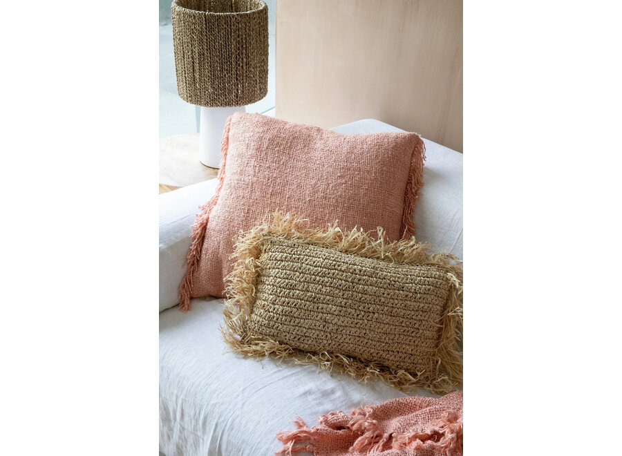 La Housse De Coussin Oh My Gee - Rose Saumon - 60x60