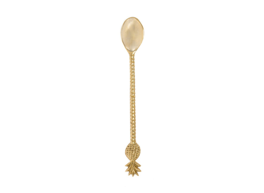 The Pineapple Long Spoon - Gold