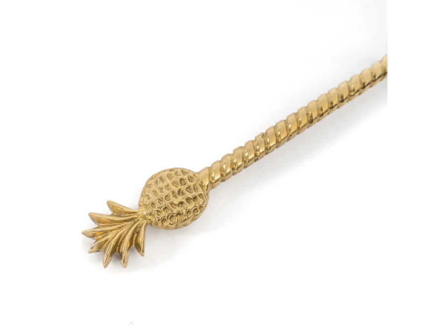 The Pineapple Long Spoon - Gold