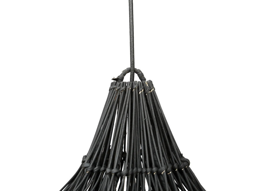 La Whipped Lampada a Sospensione - Nera - XL