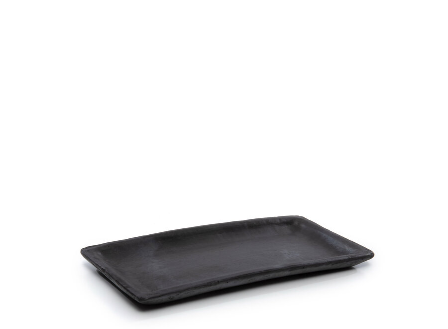 Il Piatto Da Sushi Bruciato - Nero - M