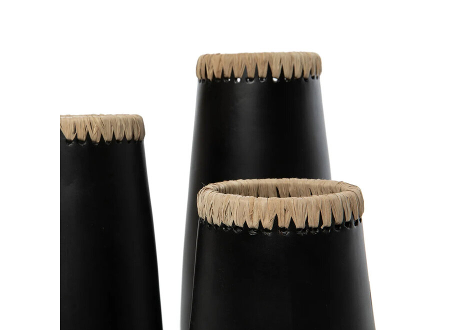 Il Vaso Sneaky - Nero Naturale - M