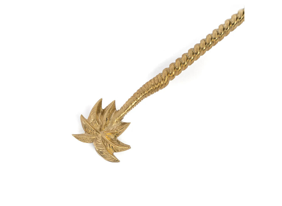 Der Palm Tree Langer Löffel - Gold