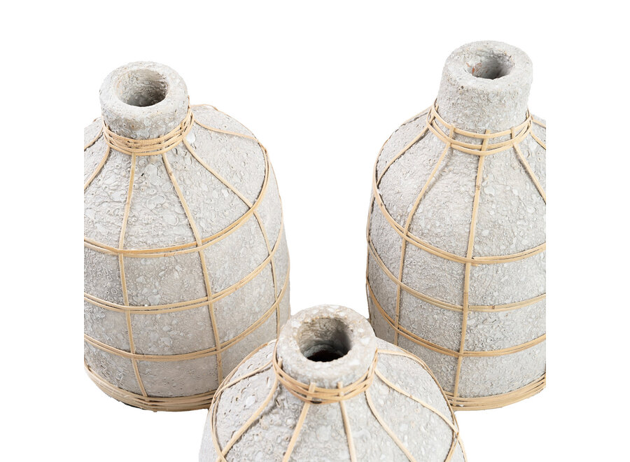 Die Whoopy Vase - Beton Natur - M