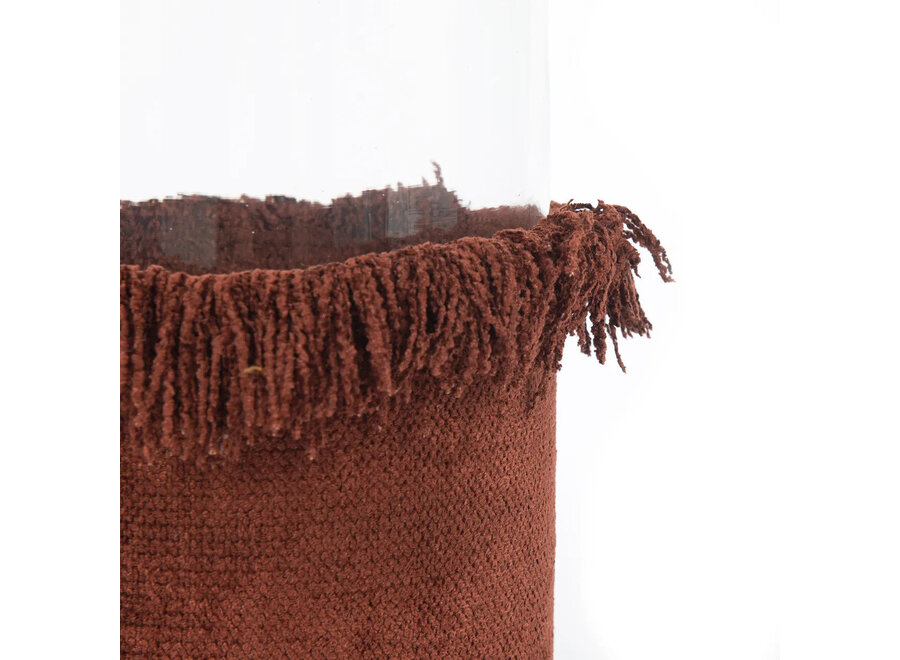 De Oh My Gee Kaarsenhouder - Bordeaux Velvet - L