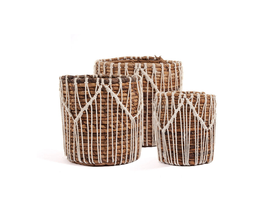 La Cesta Macra-Mazing - Natural Blanco - L