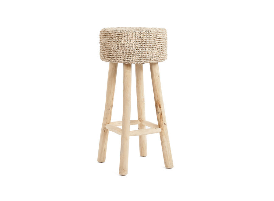 Le Tabouret De Bar En Raffia