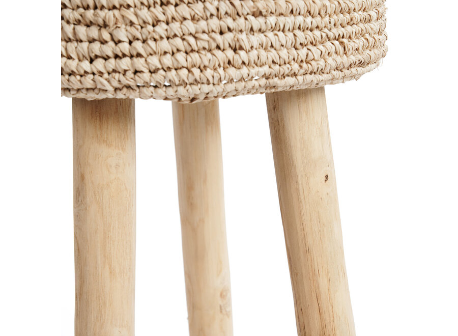 The Raffia Bar Stool