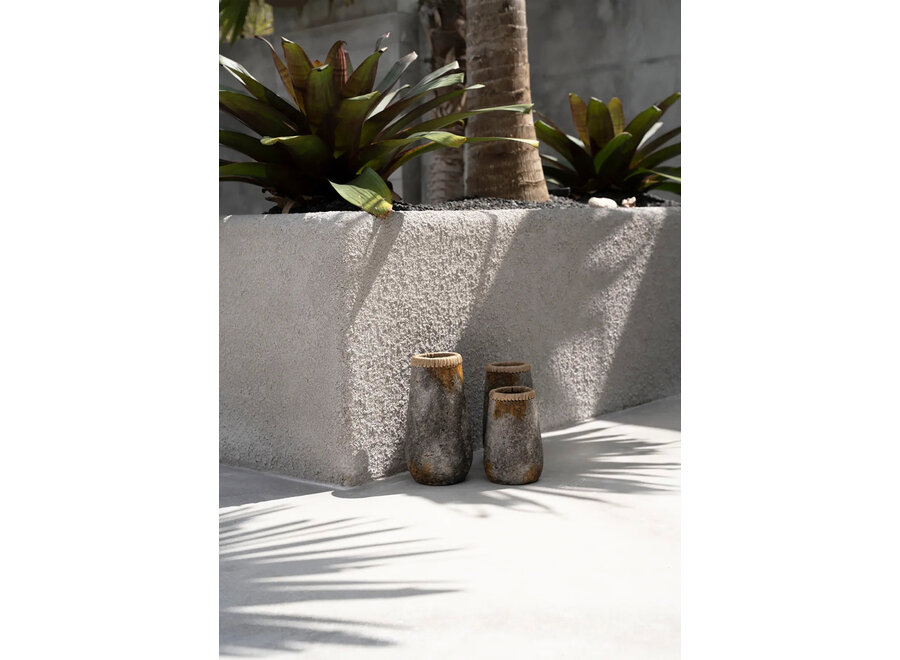 Il Vaso Sneaky - Grigio Antico - L