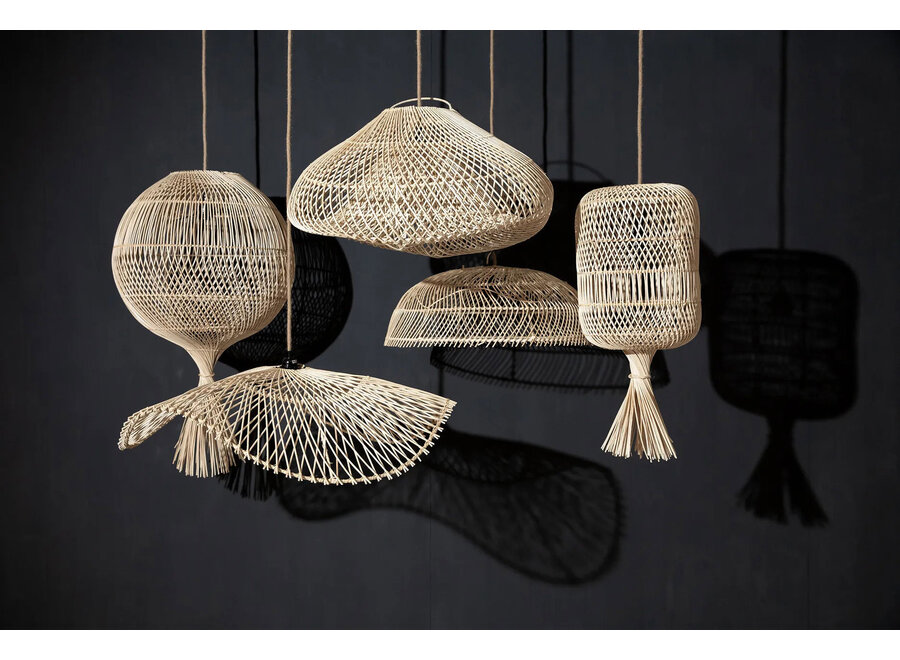 The Wonton Floor Lamp - Pendant - Natural