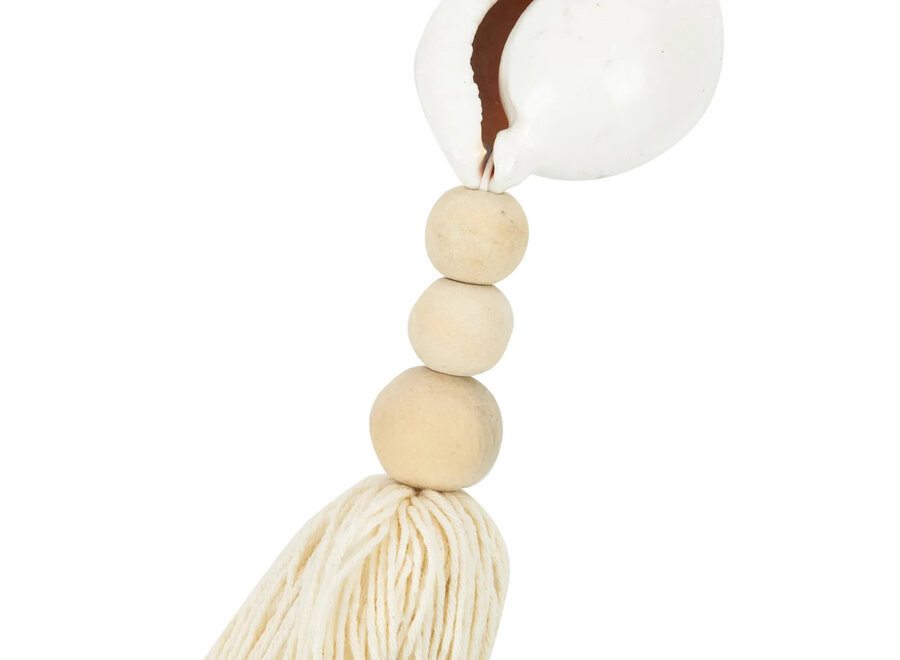 De Togian Sleutelhanger - Naturel Wit