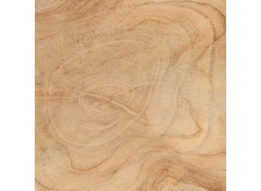 Der Organic Beistelltisch - Natur Weiss