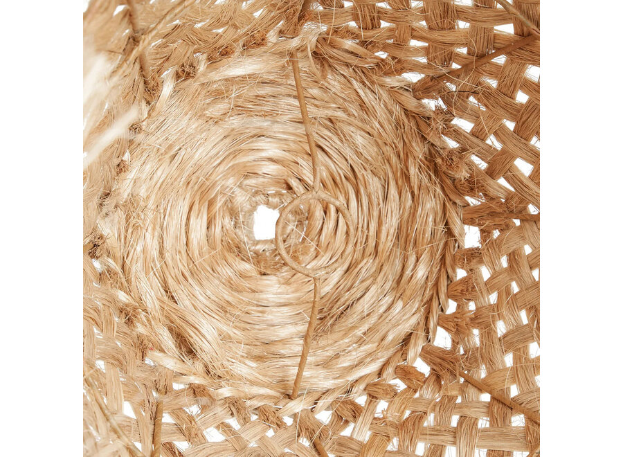 La Lámpara Colgante Abaca Jelly Fish - Natural - M