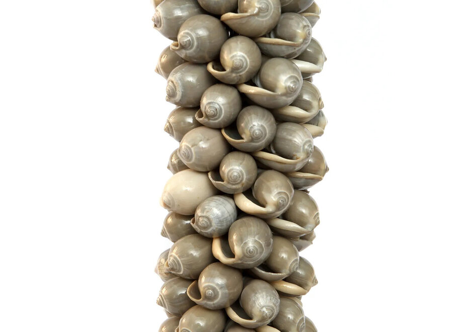 The Shell & Cotton Tassel - Grey