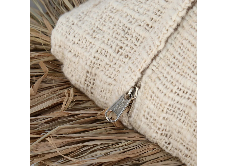 La Housse De Coussin Saint Tropez - Blanc Naturel - 60x60