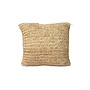 La Housse De Coussin Raffia Flores Carrée - Naturel - 40x40
