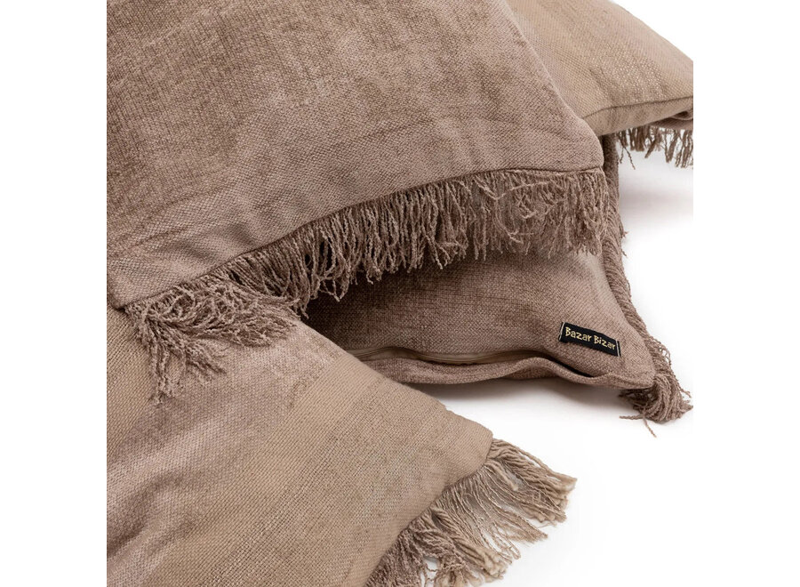 The Oh My Gee Cushion Cover - Concrete Velvet - 40x40