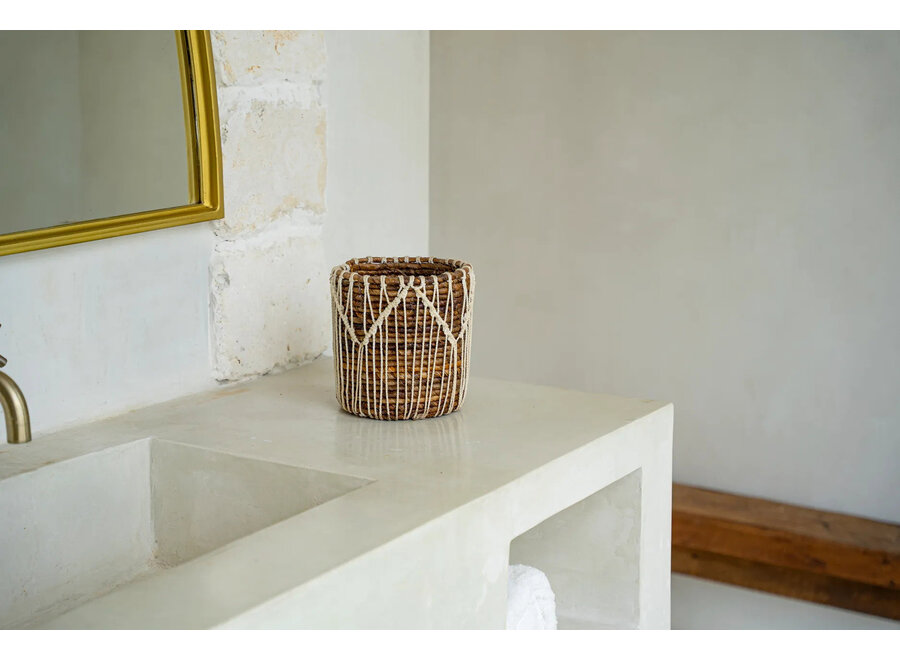 The Macra-mazing Basket - Natural White - S