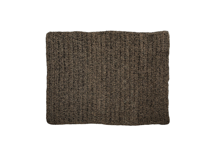 Het Seagrass Tapijt - Naturel Zwart - 200x300