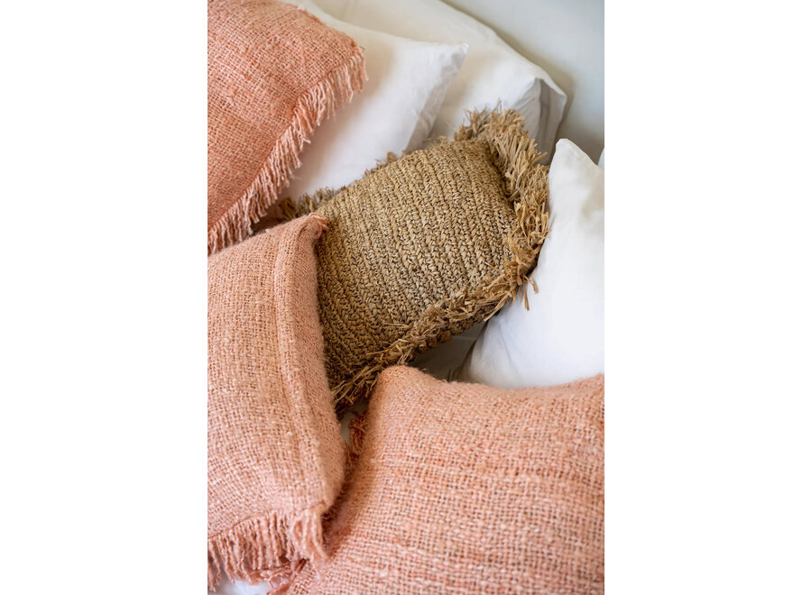 The Oh My Gee Cushion Cover - Salmon Pink - 35x100