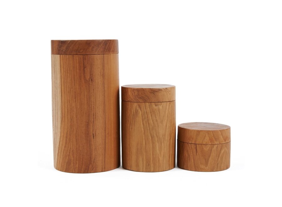 Le Teak Root Pot - L