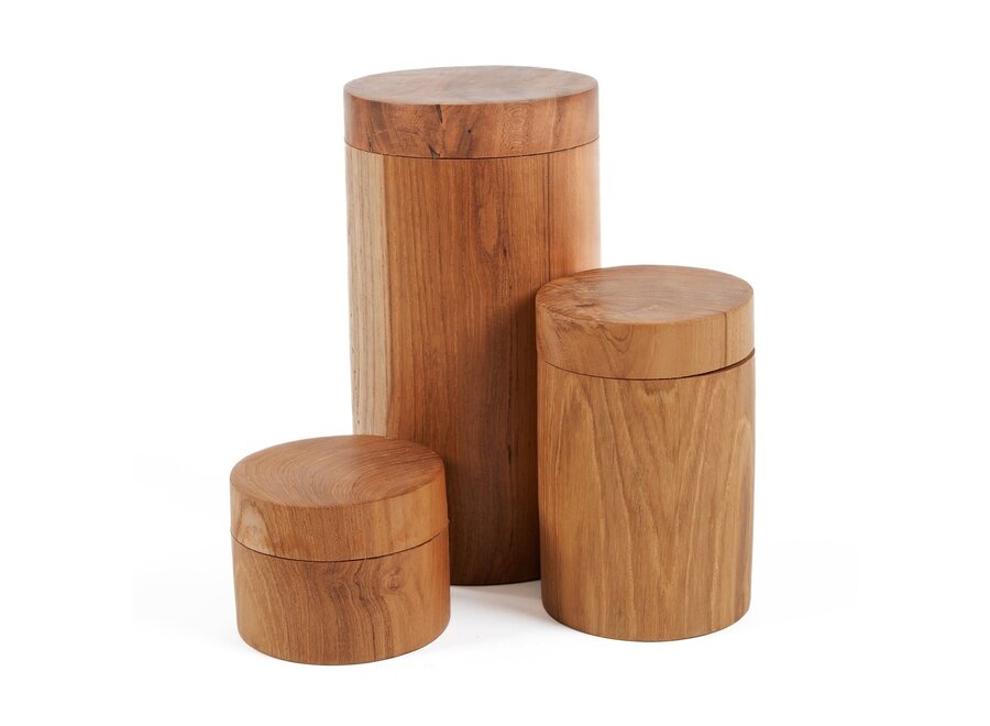 Le Teak Root Pot - L