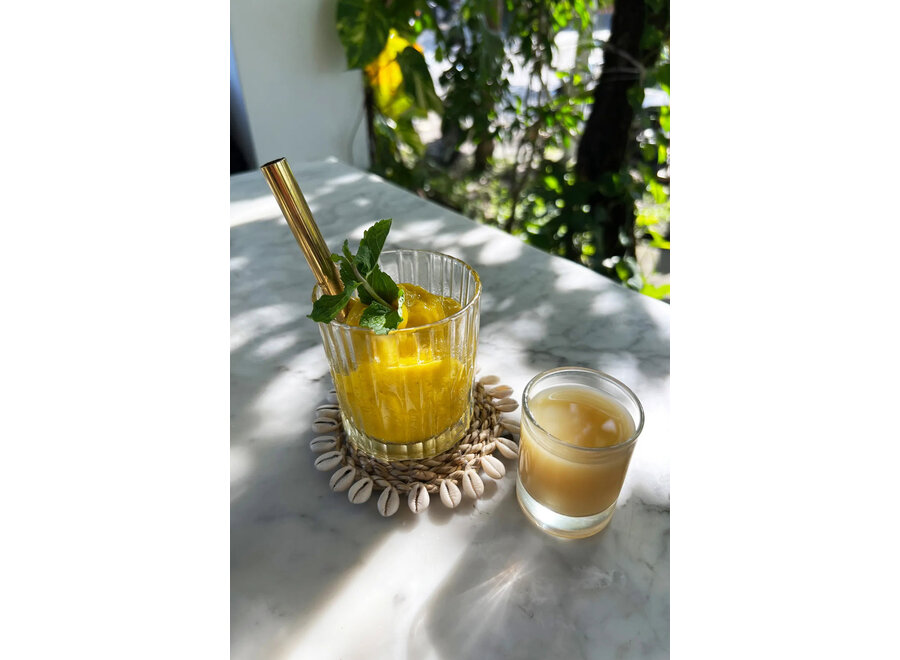 The Seagrass Shell Coaster - Natural