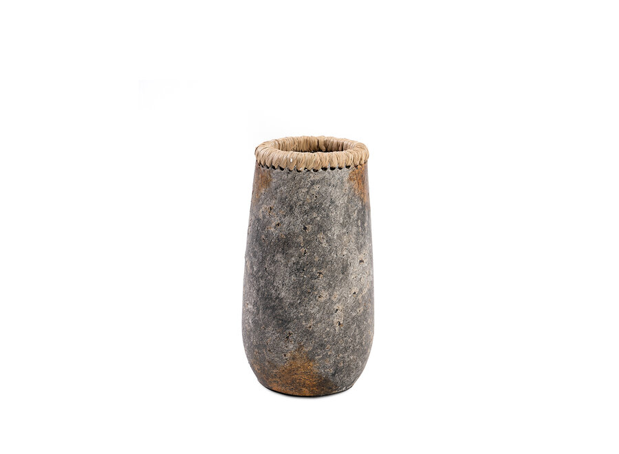 Die Sneaky Vase - Antik Grau - M