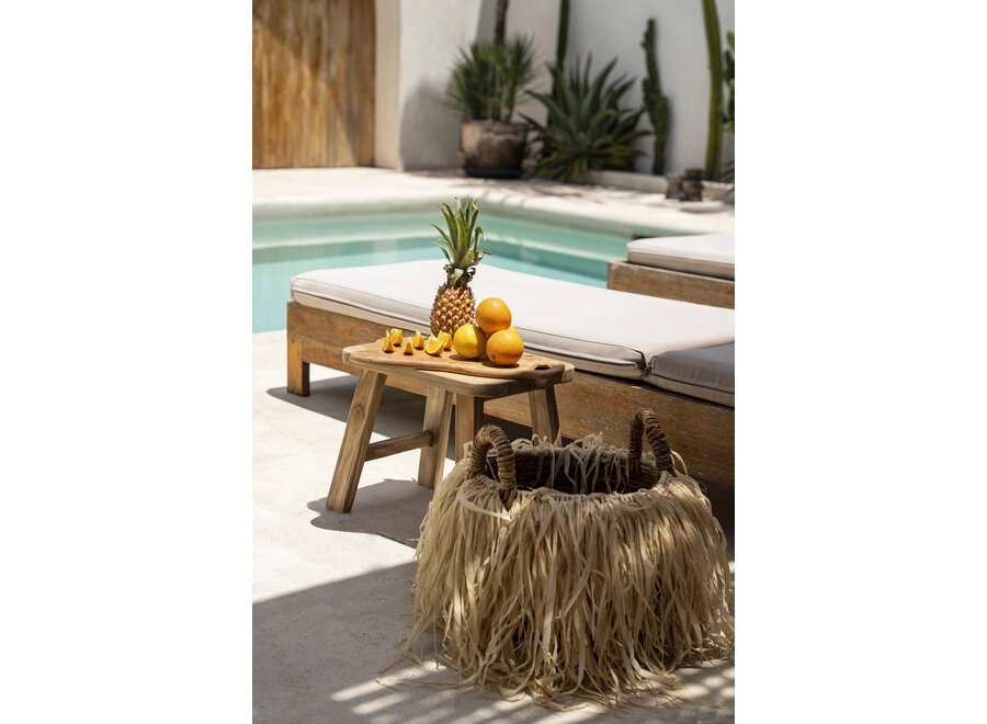 De Raffia Mand - L