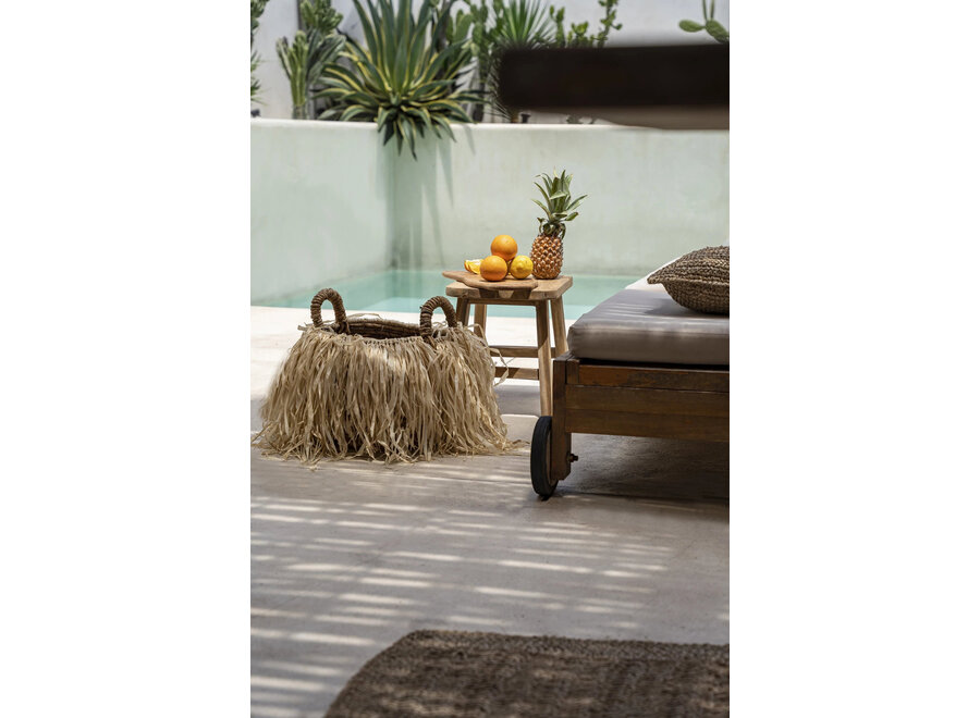 The Raffia Basket - L