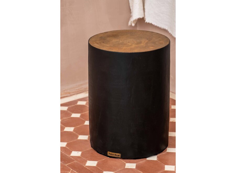 The Tribe Stool - Natural Black