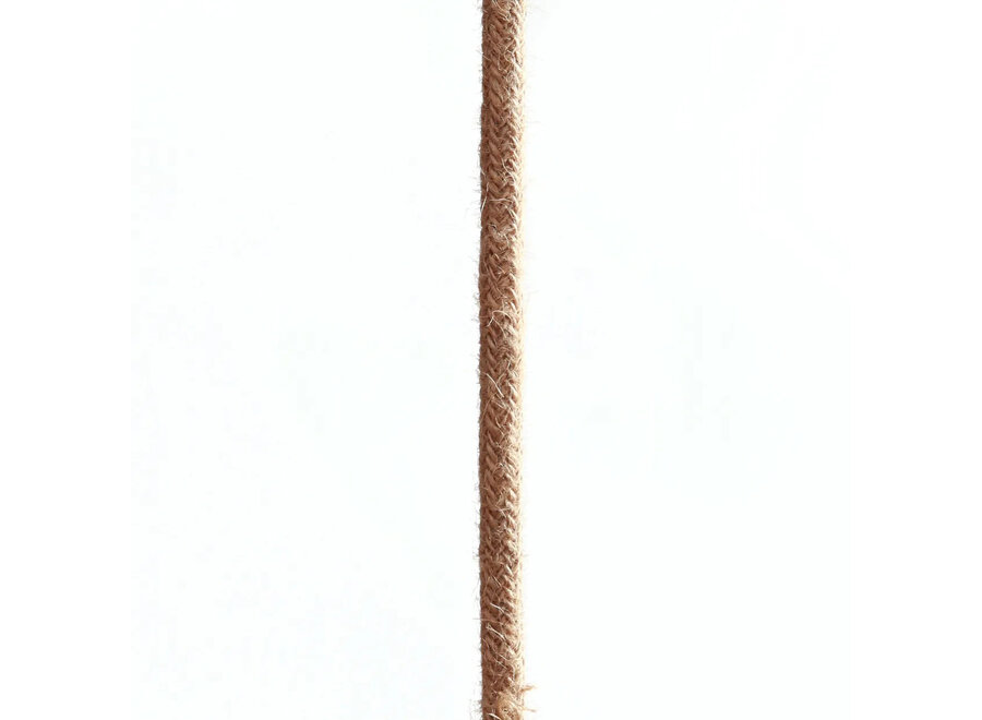Douille de Plafond Jute - Naturel Noir