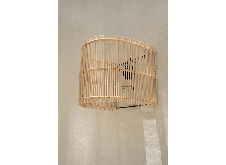 Die Gigi Applique Wandleuchte - Natur - S