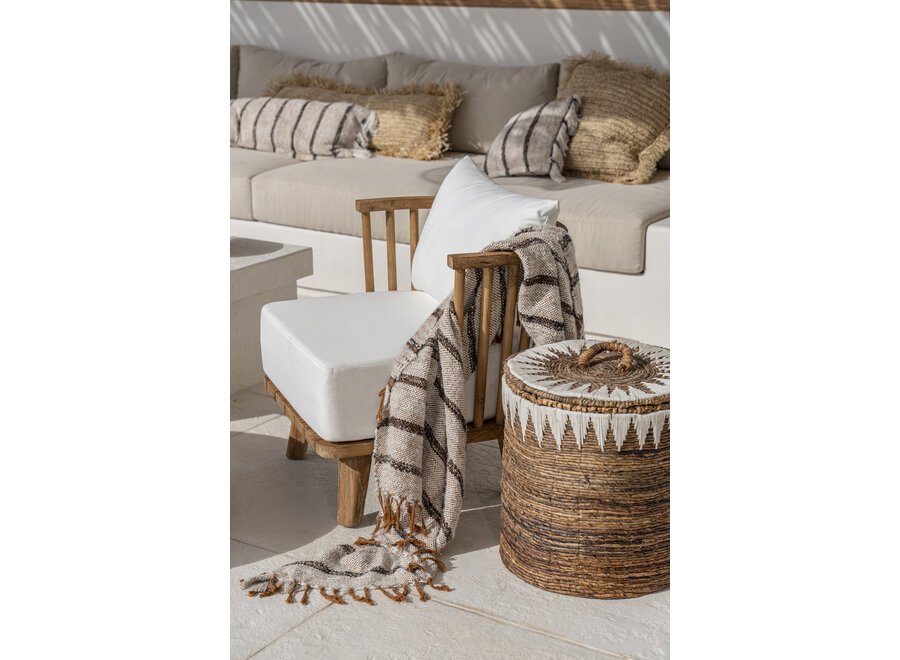 The s'il vous Plaid - Bohemian White