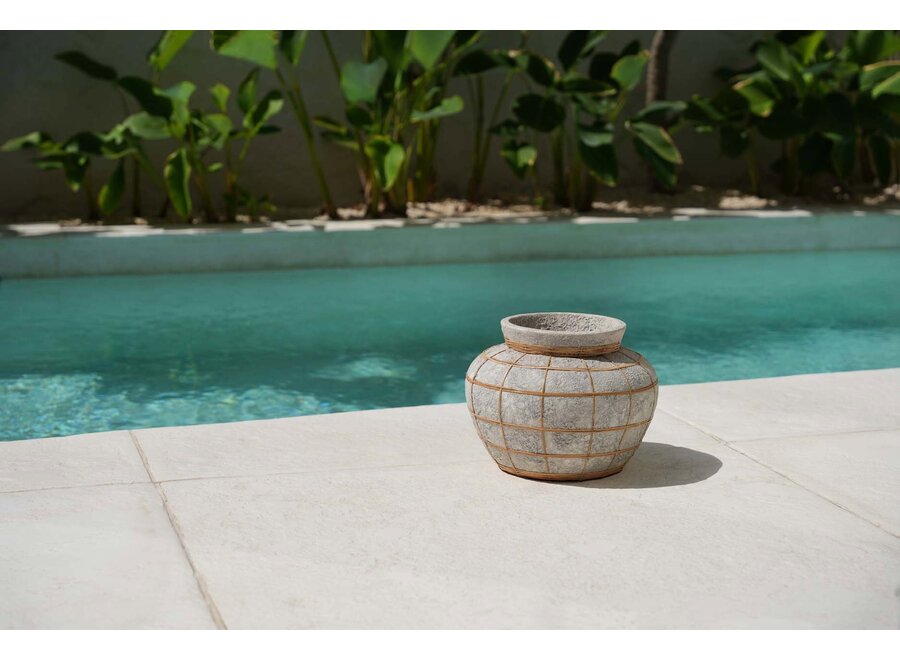 Le Vase Belly - Béton Naturel - M