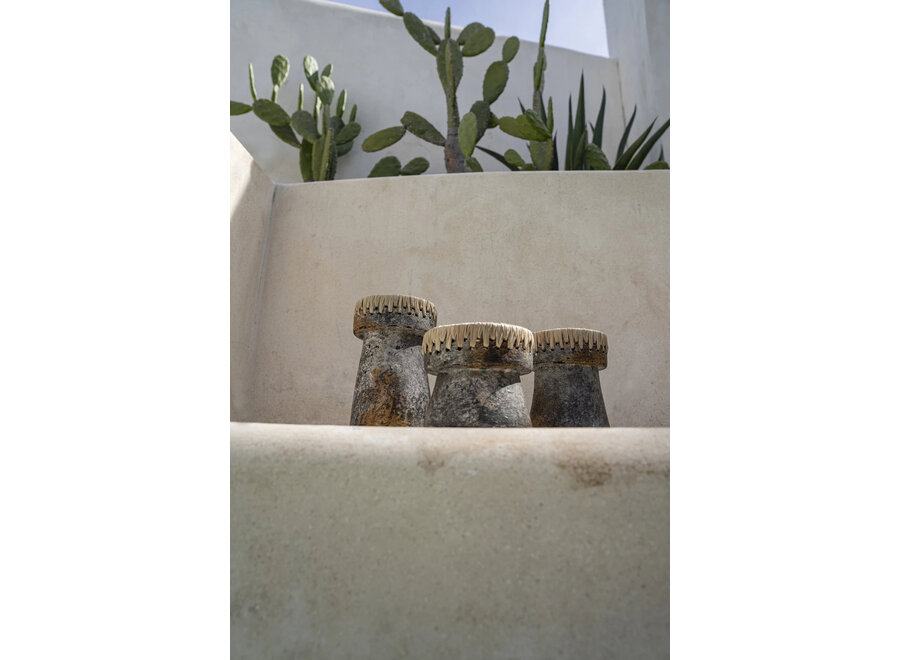 El Portavelas Pretty - Gris Antiguo - L