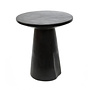 La Mesa Auxiliar Cónica de Madera - Negro - 50