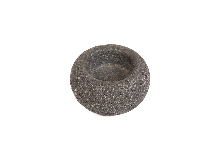 Die Lava Stone Salzschale - Schwarz