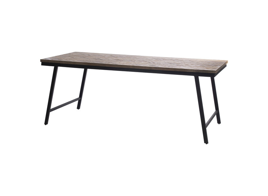 La Console à Chevrons - Naturel