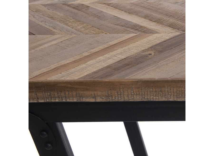 Der Herringbone Konsolentisch - Natur