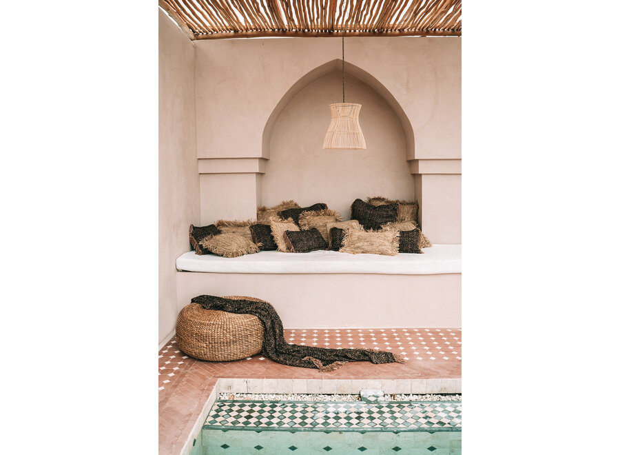 The Hyacinth Pouffe - Natural - M