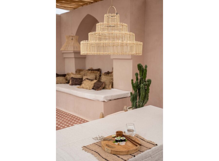 Die Wedding Cake Pendelleuchte - Natur - M